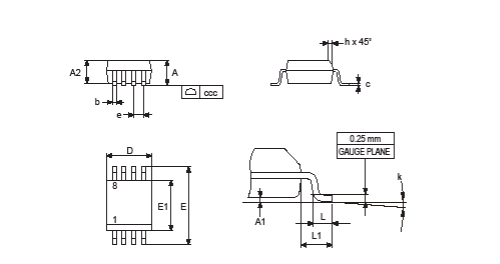 STM8S001J3M3TR封裝圖
