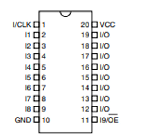 ATF16V8B-15PU引腳圖