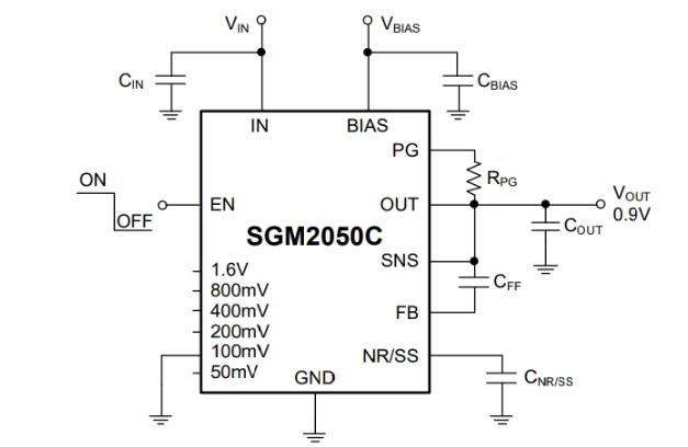 SGM2050C典型應(yīng)用電路圖
