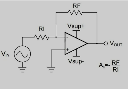 反相放大器應(yīng)用電路圖