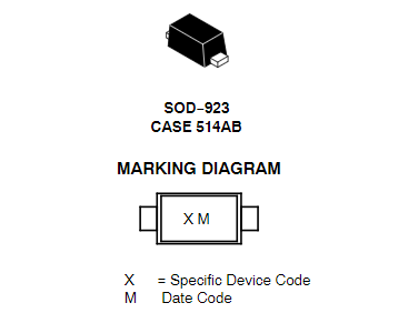 ESD9B3.3ST5G引腳圖