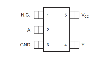 SN74LVC1G14DBVR引腳圖