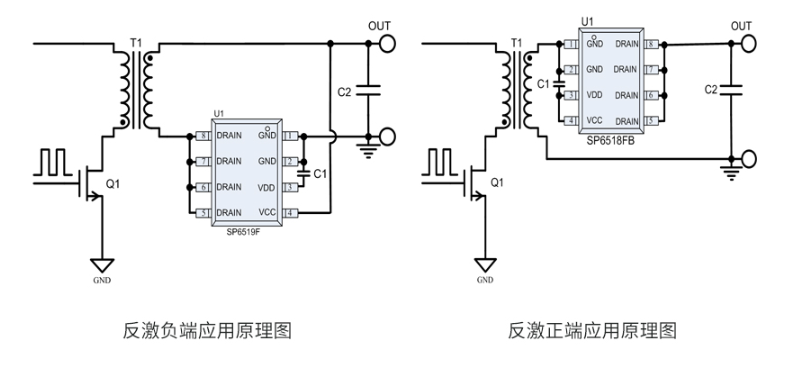 SP6519F典型應(yīng)用電路圖