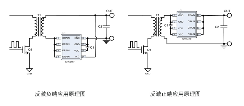 SP6516F典型應(yīng)用電路圖