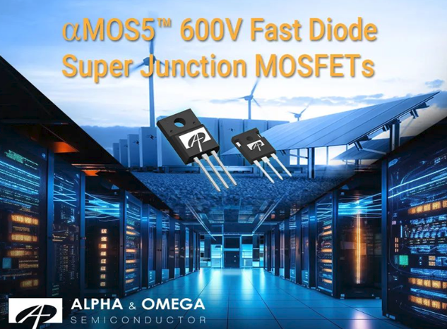 AOS推出高壓αMOS5?FRD系列MOSFET，滿足工業(yè)電源應(yīng)用需求