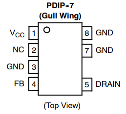 NCP1014AP100G引腳圖