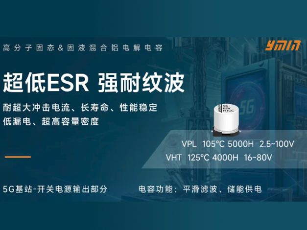 永銘電容器：5G基站電源管理的重要解決方