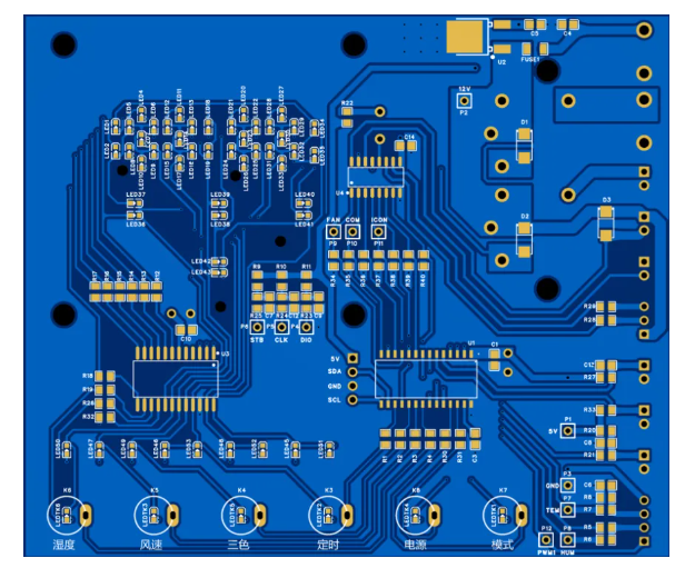 方案實物/PCB正面