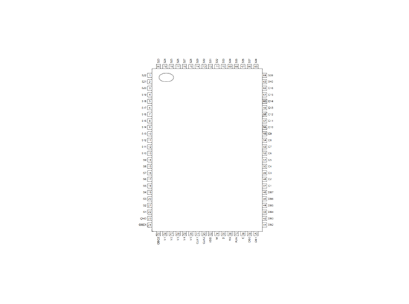 AiP31066L 中微愛芯 點(diǎn)陣型LCD