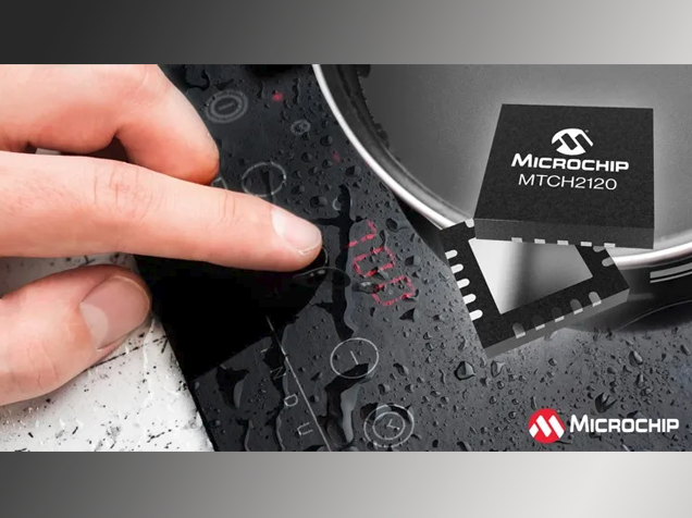Microchip MTCH2120：快速部署耐水觸摸控