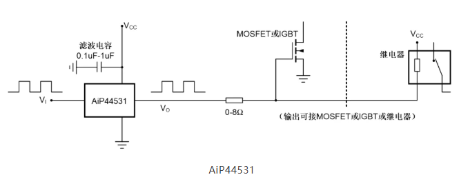 AiP44531典型應(yīng)用線路圖