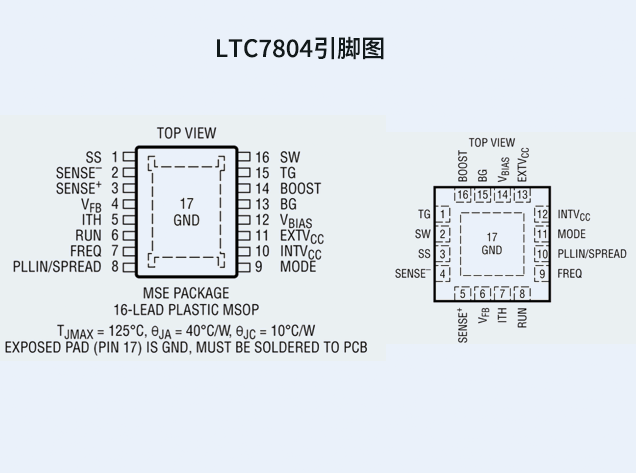LTC7804同步升壓控制器技術手冊（面向工