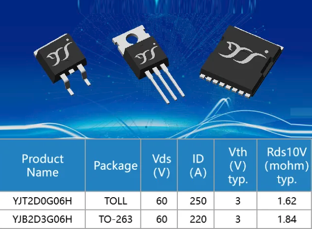揚杰科技發(fā)布N60V SGT MOSFET，賦能清潔