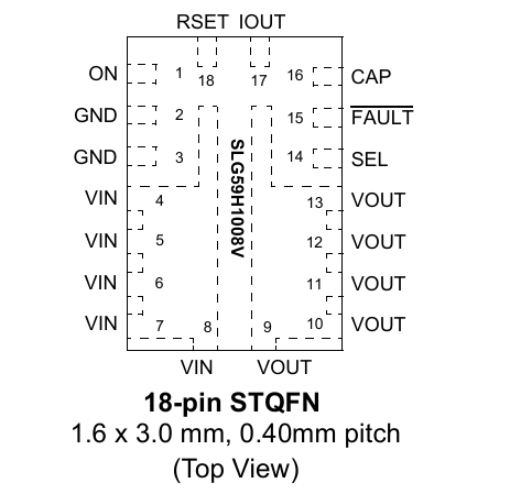 SLG59H1008V引腳圖