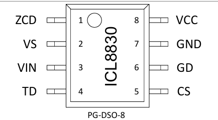 ICL8830引腳圖