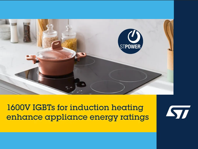 意法 1600V IGBT STGWA30IH160DF2 賦能