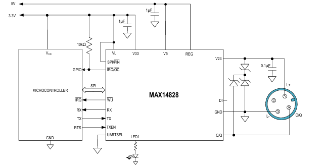 MAX14828典型應(yīng)用電路圖