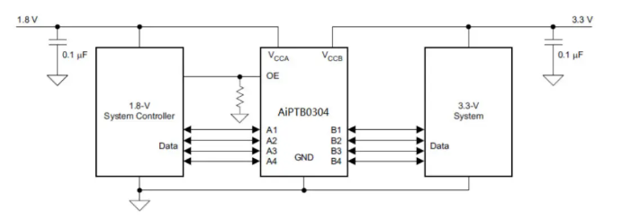 AiPTB0304典型應(yīng)用電路圖