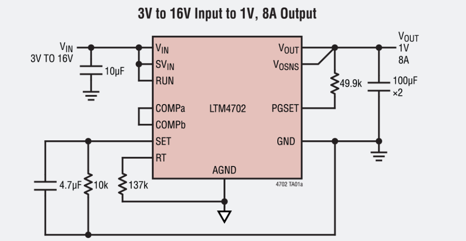 LTM4702 典型應(yīng)用原理圖