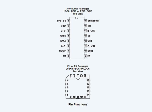 UC3846 （TI德州儀器）：電流模式PWM控制器 