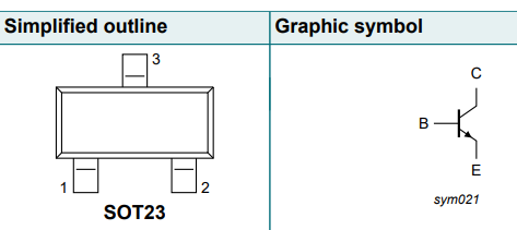 PMBT3904引腳圖及典型應(yīng)用電路圖